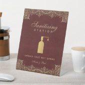 サンイタイジングステーションヴィンテージブルゴーニュ結婚金ゴールド 台座サイン (インサイチュ)