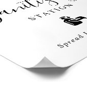 サンイタイジングステーション赤面ピンク結婚フローラ ポスター (角)