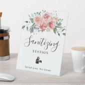 サンイタイジングステーション赤面ピンク結婚フローラ 台座サイン (インサイチュ)