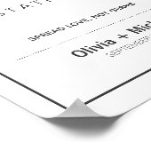 サンイタイジング結婚ステーションの看板 ポスター (角)