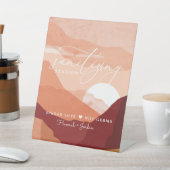 サンイタイジング駅標識 |テラコッタ砂漠 台座サイン (インサイチュ)