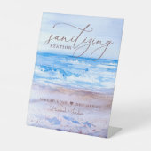 サンイタイジング駅標識 | ビーチシーサイドデューンズ 台座サイン (正面)