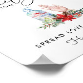 サンイタイジング駅標識 |冬素朴のフローラ ポスター (角)