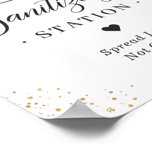 サンイタイジング駅結婚標識の赤面ピンクフローラ ポスター (角)