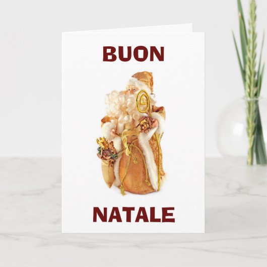 サンイタリアンタさんが「BUON NATALE」と語るイートドリンクベメリー シーズンカード (正面)