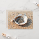 サンイベル島のカメからのご挨拶 シェルの中 カード (正面/裏面インサイチュ)