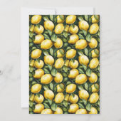 サンイレモンのウェディング 招待状 (裏面)