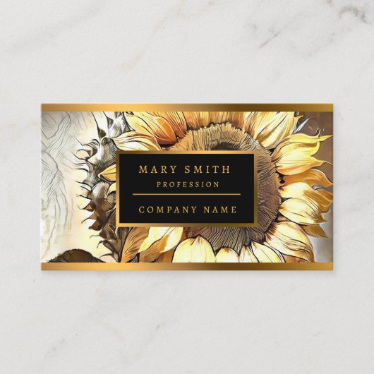 サンインサンフラワーアートコレクモダンション 名刺 (正面)