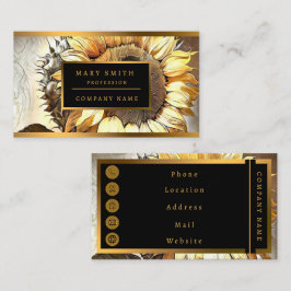 サンインサンフラワーアートコレクモダンション 名刺