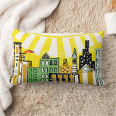 サンインザシティ装飾用クッション ランバークッション (ブランケット)