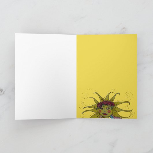 サンウィメンウクライナフォークアートマザーズ カード (内部)