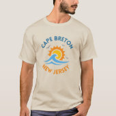 サンウェイブズケープブレトンTシャツ Tシャツ (正面)