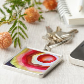 サンウォーター色のサンセットアート キーホルダー (側面)