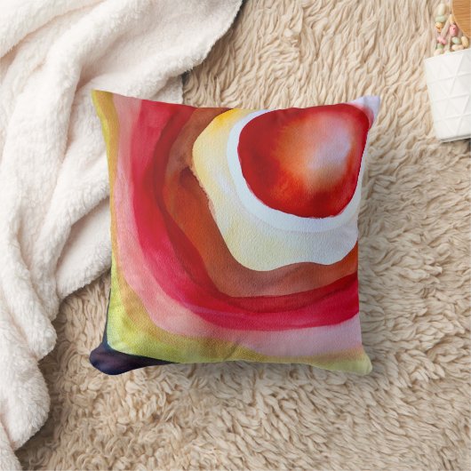 サンウォーター色のサンセットアート クッション (ブランケット)