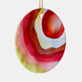 サンウォーター色のサンセットアート セラミックオーナメント (右)