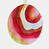 サンウォーター色のサンセットアート セラミックオーナメント (左)