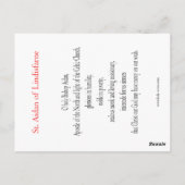 サンエイダン祈りの言葉カード ポストカード (裏面)