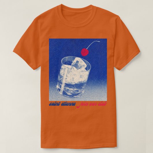 サンエティエンヌジョインアワークラブオリジナルファンアート Tシャツ (デザイン正面)