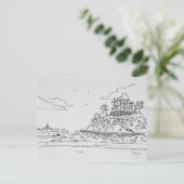 サンエノガット・サンマロ |ブリタニー・ディナード ポストカード (スタンド正面)