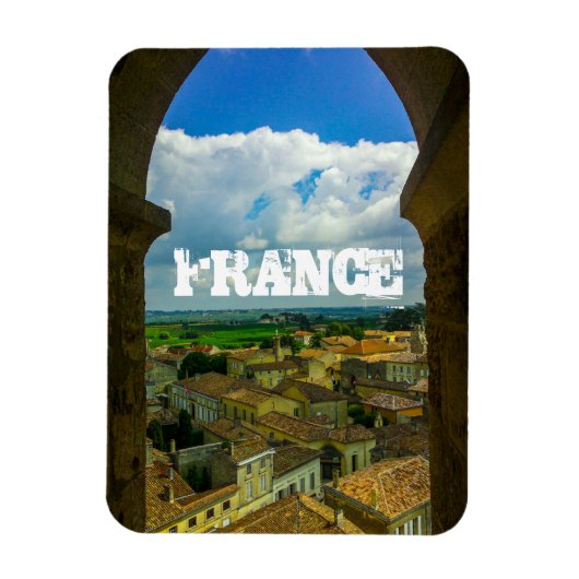 サンエミリオンフランスクールジロフランスのンド マグネット (縦)