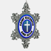 サンエリザベスアンセトン スノーフレークピューターオーナメント (左)