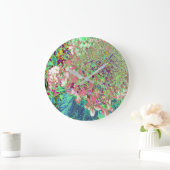 サンエレガントゴアンドシャルトルーズリメライトアジャイア ラージ壁時計 (ホーム)