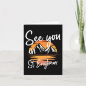 サンエングルマードイツバケーションスキーでお会い カード (正面)