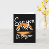 サンエングルマードイツバケーションスキーでお会い カード (黄色い花)