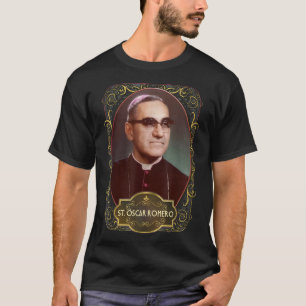 サンオスカーロメロエルサルバドルカトリック聖モンス Tシャツ