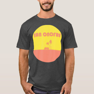 サンオノフレカリフォルニアスローバックサーフィンバン Tシャツ