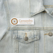 サンオノレケーキパティスレフランスのパティシシェフ 名札 (インサイチュ)