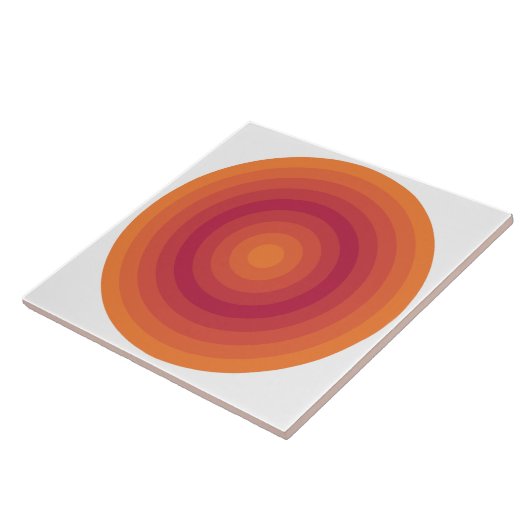 サンオレンジビバマゼンタサークル タイル (側面)