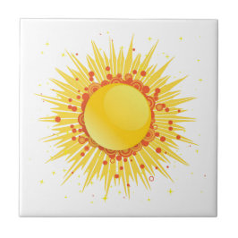 サンオレンジ色の黄色い溝状 タイル