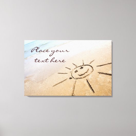 サンオンザビーチ キャンバスプリント (正面)