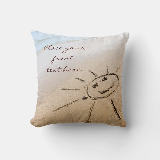 サンオンザビーチ クッション (正面)