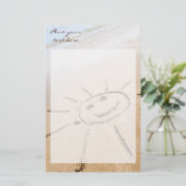 サンオンザビーチ 便箋 (スタンド正面)