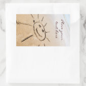 サンオンザビーチ 長方形シール (バッグ)