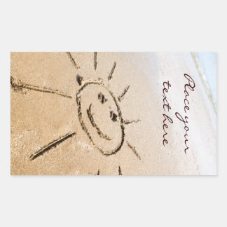 サンオンザビーチ 長方形シール