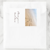 サンオンザビーチ 長方形シール (バッグ)