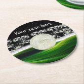 サンオンムーン紙コースター ラウンドペーパーコースター (アングル)