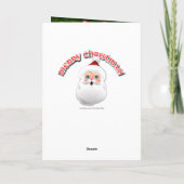 サンカスタマイズタクロースと顔 シーズンカード (裏面)