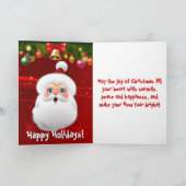 サンカスタマイズタクロースと顔 シーズンカード (内部)