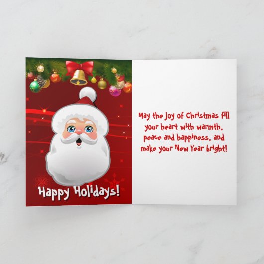 サンカスタマイズタクロースと顔 シーズンカード (内部)