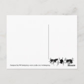 、サンカスタム・フェルミンのスカーフは牛の頭に折り畳まれていた。 ポストカード (裏面)