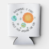 サンカップケのまわりにーキトッパーの最初の旅 缶クーラー (正面)