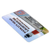 サンカティヘッドライトハウスナンタケットMAフレックスマグネット マグネット (右側)