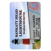 サンカティヘッドライトハウスナンタケットMAフレックスマグネット マグネット (縦)