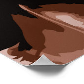 サンカテリテカキウィタベクターアート ポスター (角)