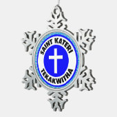 サンカテリテカクティハ スノーフレークピューターオーナメント (右)