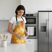サンカラフルオールオーバープリントエプロン エプロン